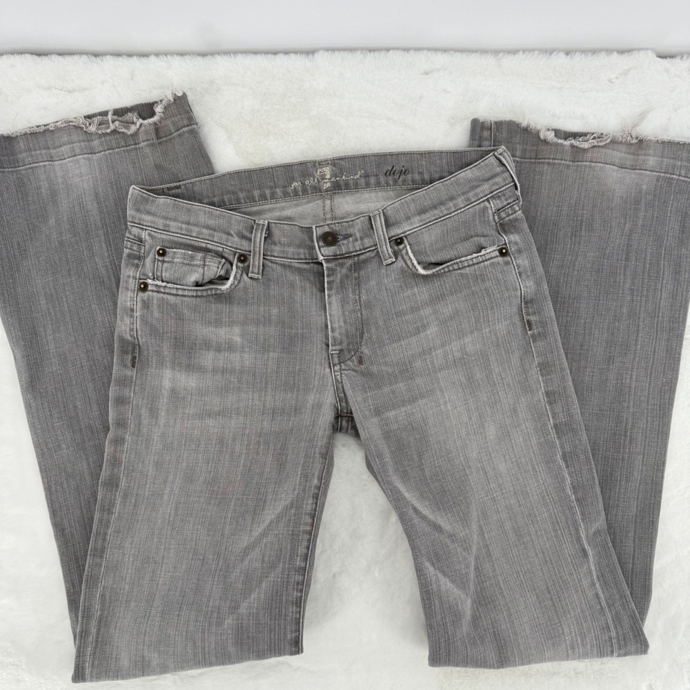 7 For All Mankind Dojo Jeans Gray Womens 28